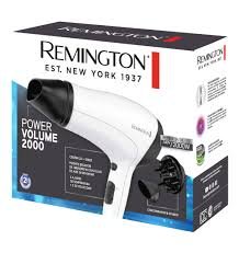 SECADOR REMINGTONG CERAMICO IONES POWER VOLUME 2000 ORIGINAL D3015