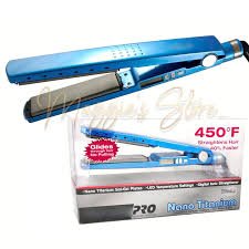plancha de cabello nano titanium